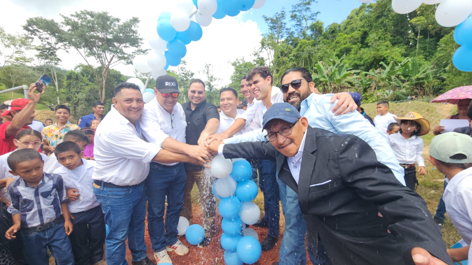 SANAA y UNOPS inauguran proyecto de agua potable en San José de la Montaña, Olancho, con inversión de L 8.7 millones